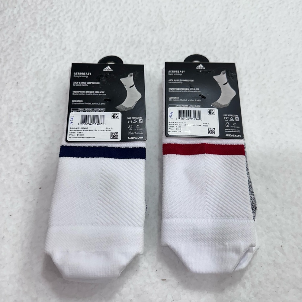 Men’s white Adizero Adidas Socks - Picture 2 of 6